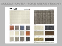 20150000 Mobilier de jardin - Collection de toiles Batyline Serge Ferrari - Nuanciers 1 gamme CANATEX