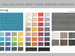 20150000 Mobilier de jardin - Collection de toiles Batyline Serge Ferrari - Nuanciers 4 gamme ISO