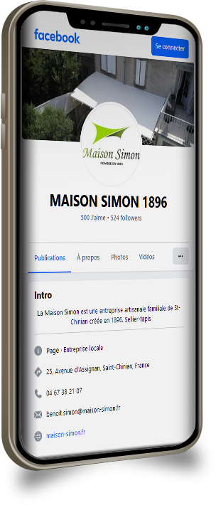 La Maison Simon est présente sur Facebook